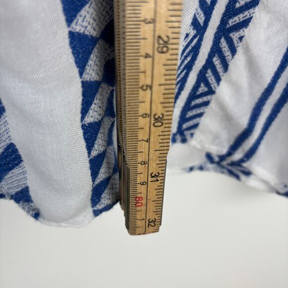 GOA BEACHWEAR BY JAPNA Swim Coverup XL Blue White Tunic Dress - Picture 5 of 5